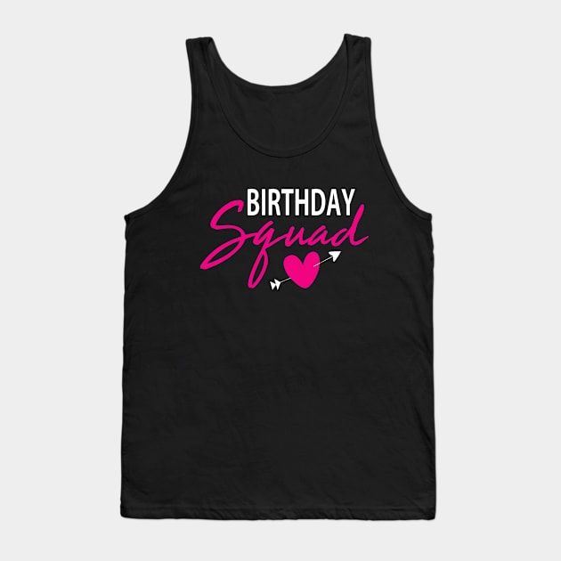 50th birthday, gift, party shirts, birthday squad shirt, party tee shirts, party tank tops, 50th birthday gift for women, tank top Tank Top by creativeKh